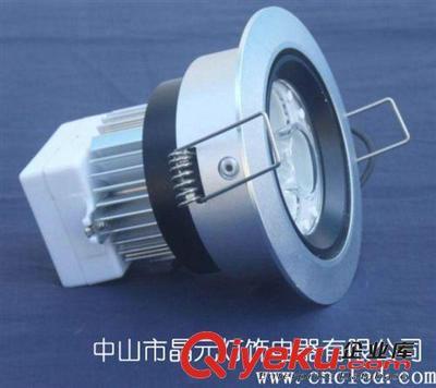 中山市晶元燈飾電器 專業廠家直供亞克力LED天花燈與格柵LED天花燈